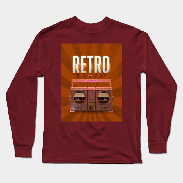 Journey to the Past Long Sleeve T-Shirt by ShopWithWalid